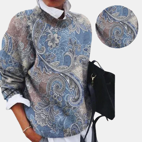 Unicloth.™ | Printed Pullover Sweater