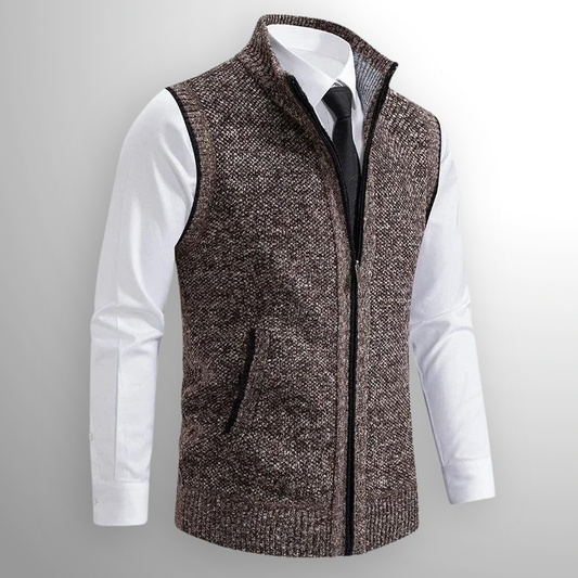 Unicloth.™ | Full-Zip Sweater Vest