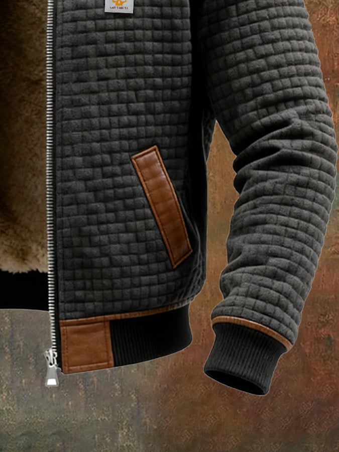 Unicloth.™ | STRUCTURED JACKET WITH HIGH COLLAR