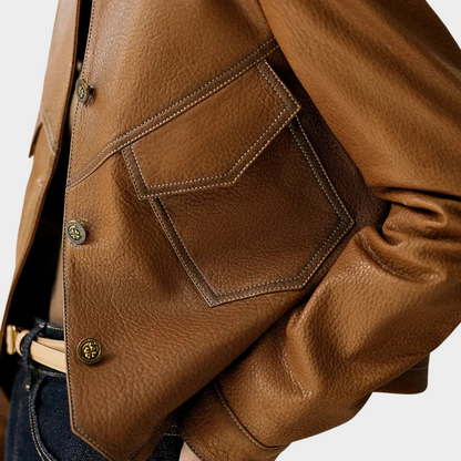 Unicloth.™ | Elegant Leather Jacket