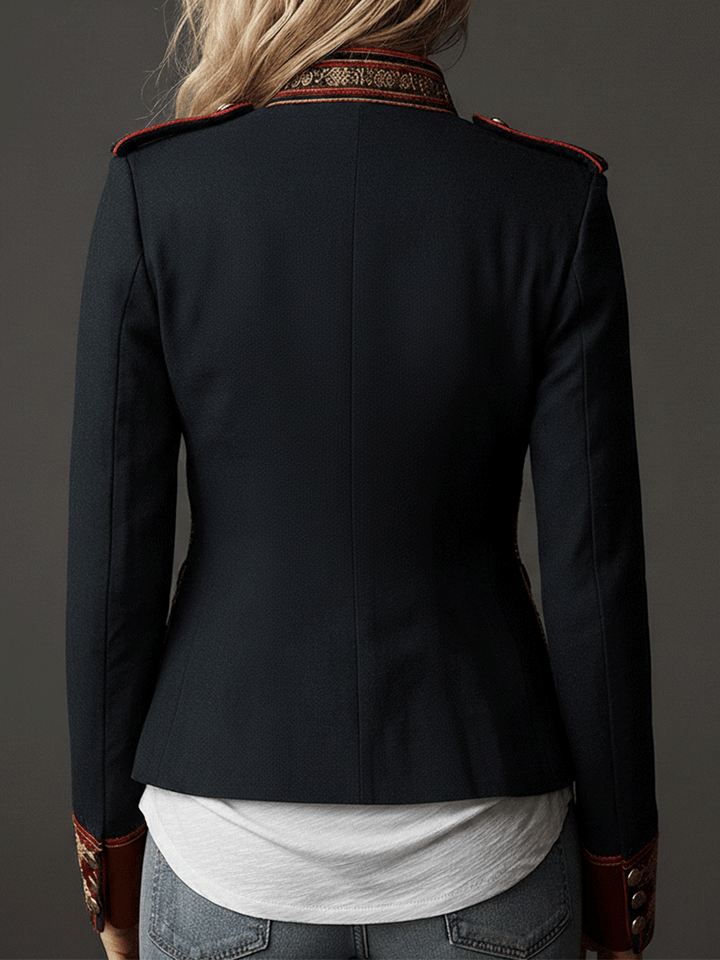 Retro Baroque Double-Breasted Embroidered Jacket