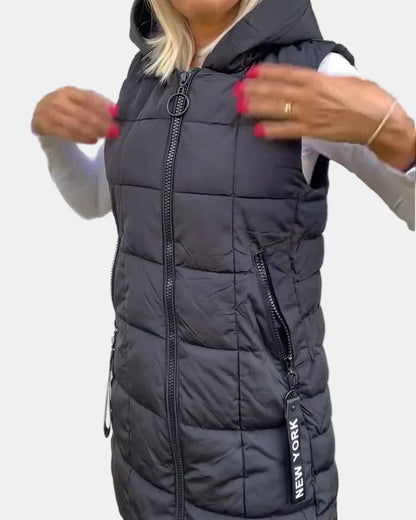 Unicloth.™ | Sleeveless Padded Coat