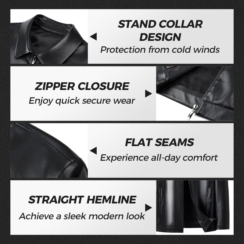 Unicloth.™ | Classic Leather Jacket