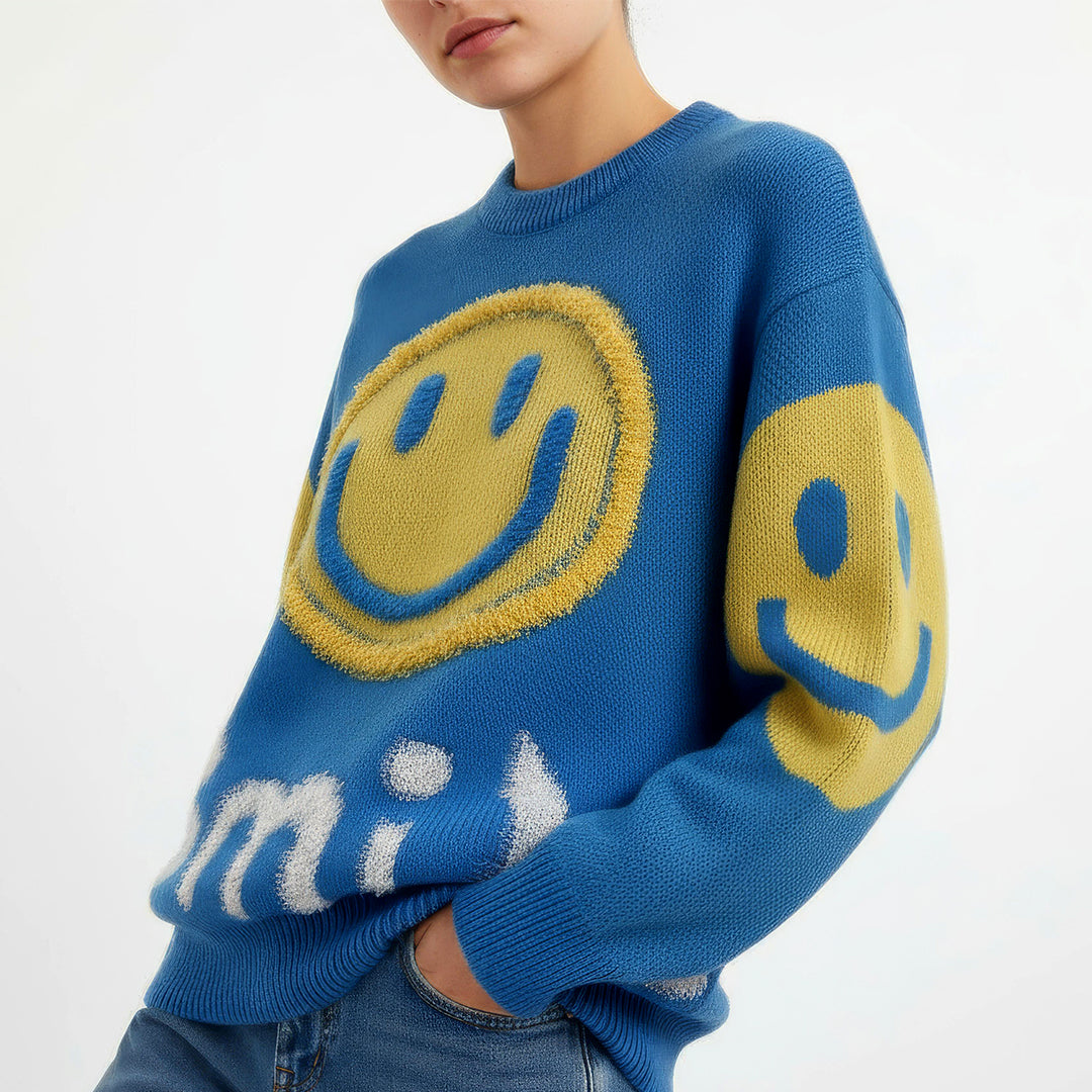 Unicloth.™ | Fuzzy Smile Sweater