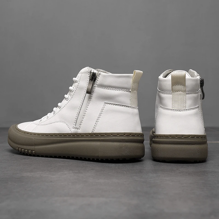 Unicloth.™ | Leather High-Tops