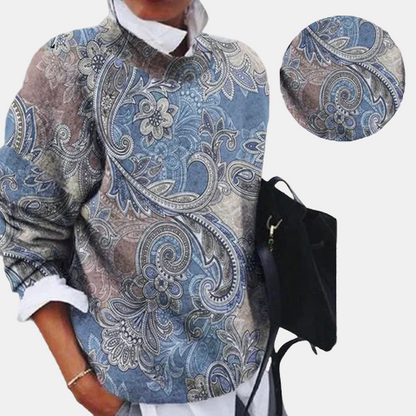 Unicloth.™ | Printed Pullover Sweater