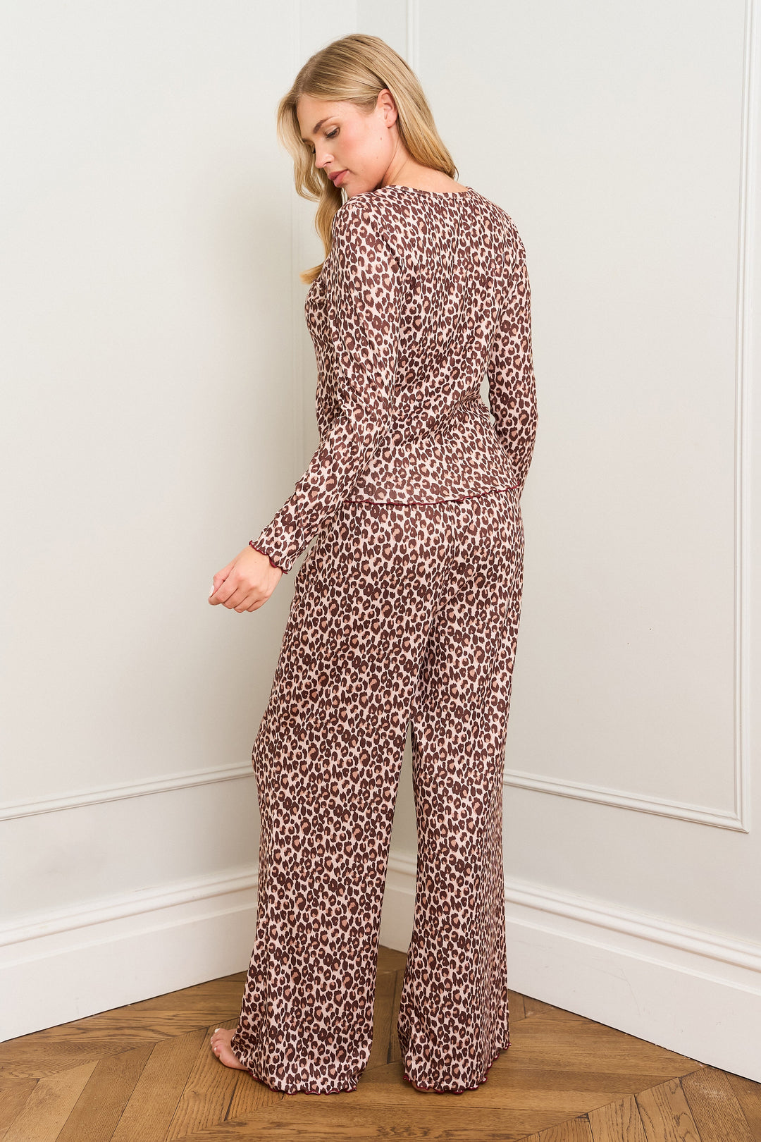Unicloth.™ | Multi Leopard Print With Wide Leg Set