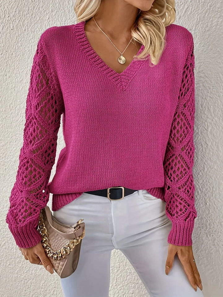 Addison | Soft V-neck Sweater