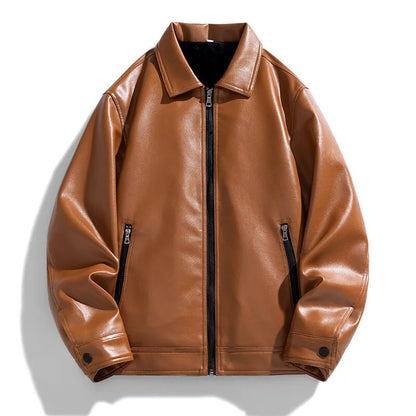 Unicloth.™ | Leather Bomber Jacket