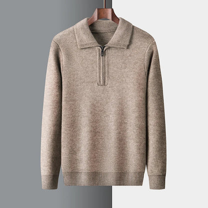 Unicloth.™ | Knit Quarter Zip Sweater