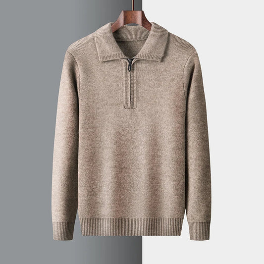 Unicloth.™ | Knit Quarter Zip Sweater