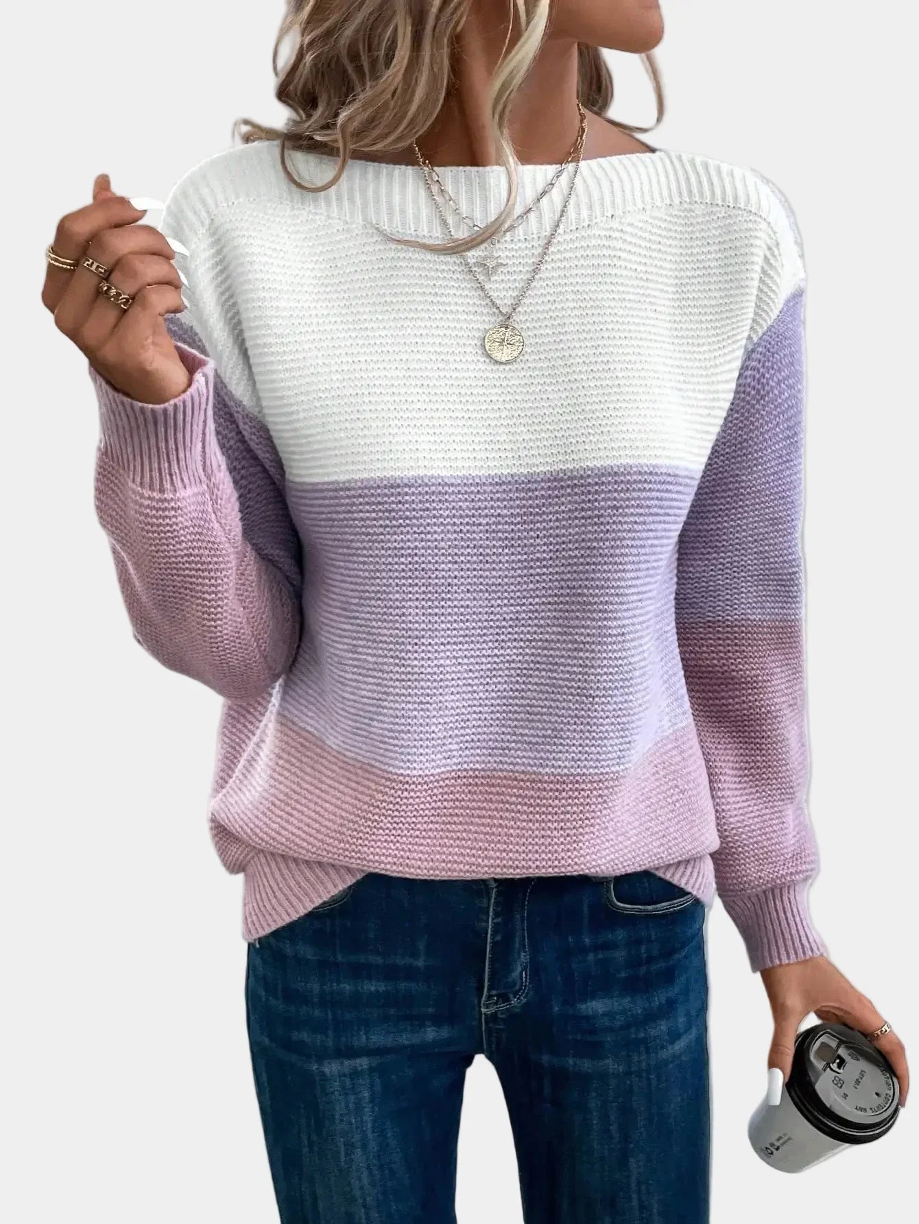 Unicloth.™ | Stylish Ombre Knit Sweater