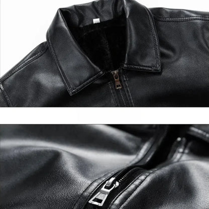 Unicloth.™ | Leather Bomber Jacket