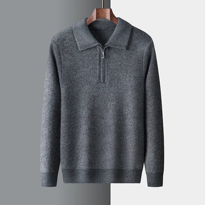 Unicloth.™ | Knit Quarter Zip Sweater