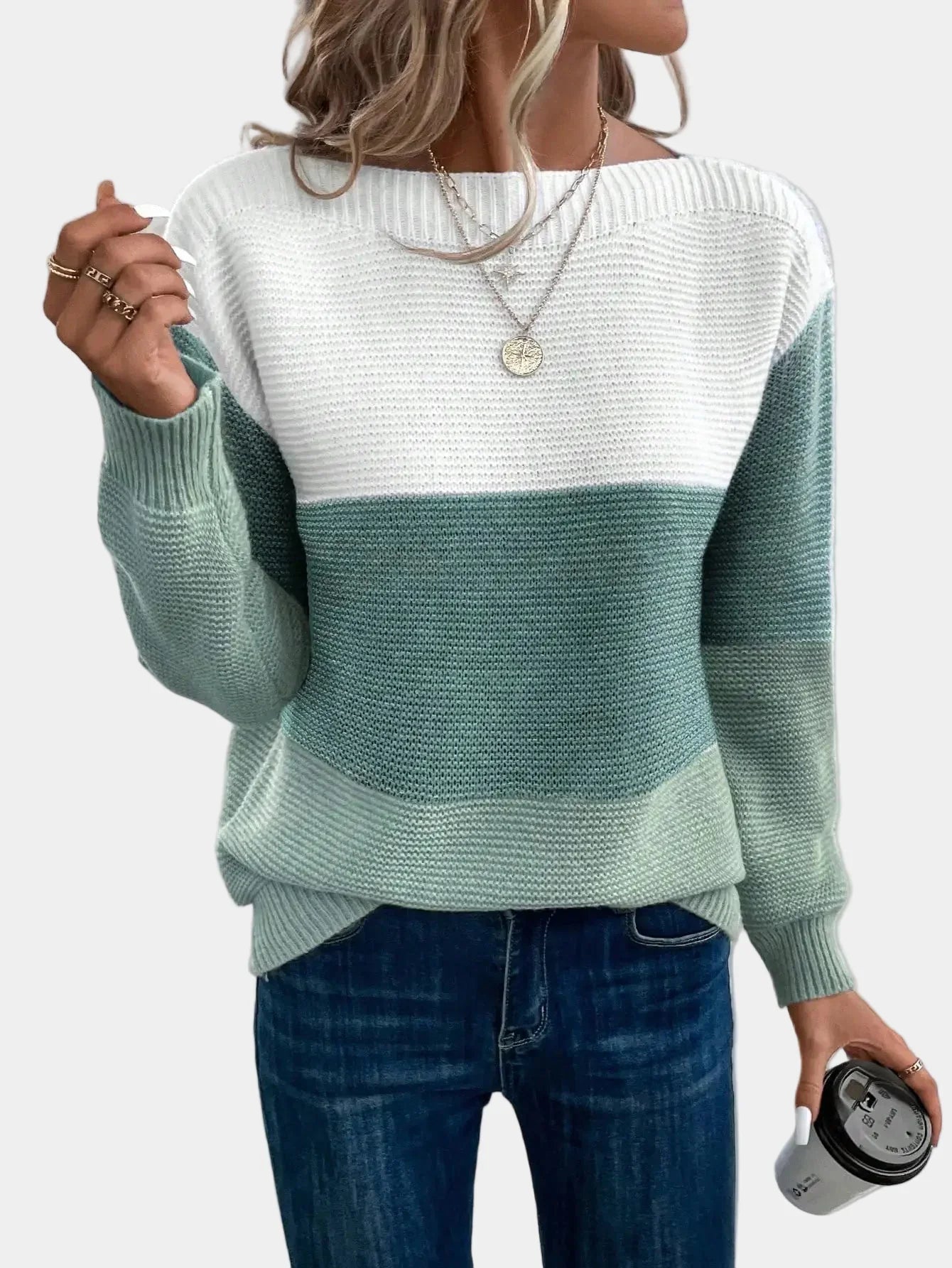 Unicloth.™ | Stylish Ombre Knit Sweater