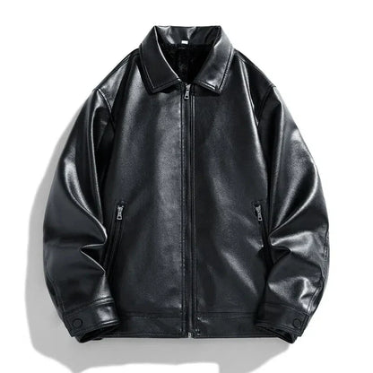 Unicloth.™ | Leather Bomber Jacket