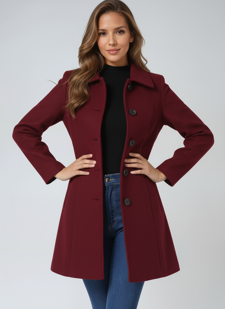 Unicloth.™ | Women's Single Breasted Winter Trench Coat