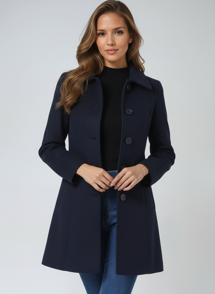Unicloth.™ | Women's Single Breasted Winter Trench Coat