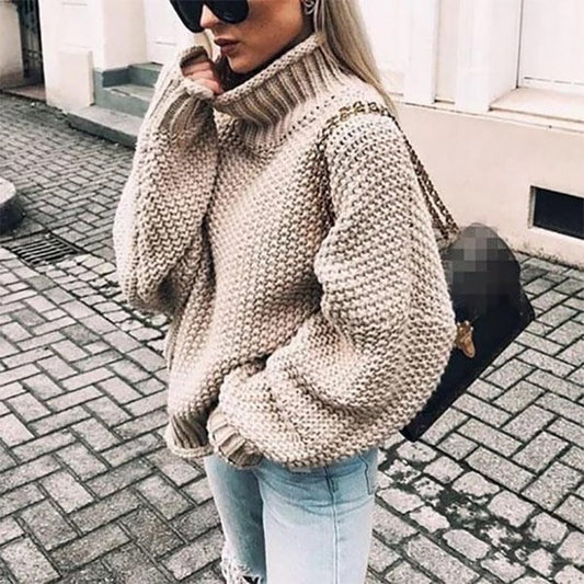 Unicloth.™ | Chunky Knit Turtleneck Sweater