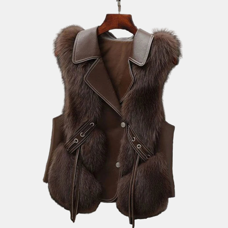 Unicloth.™ | Empress Faux Fur Vest