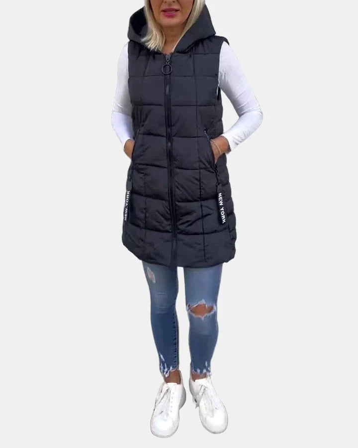 Unicloth.™ | Sleeveless Padded Coat