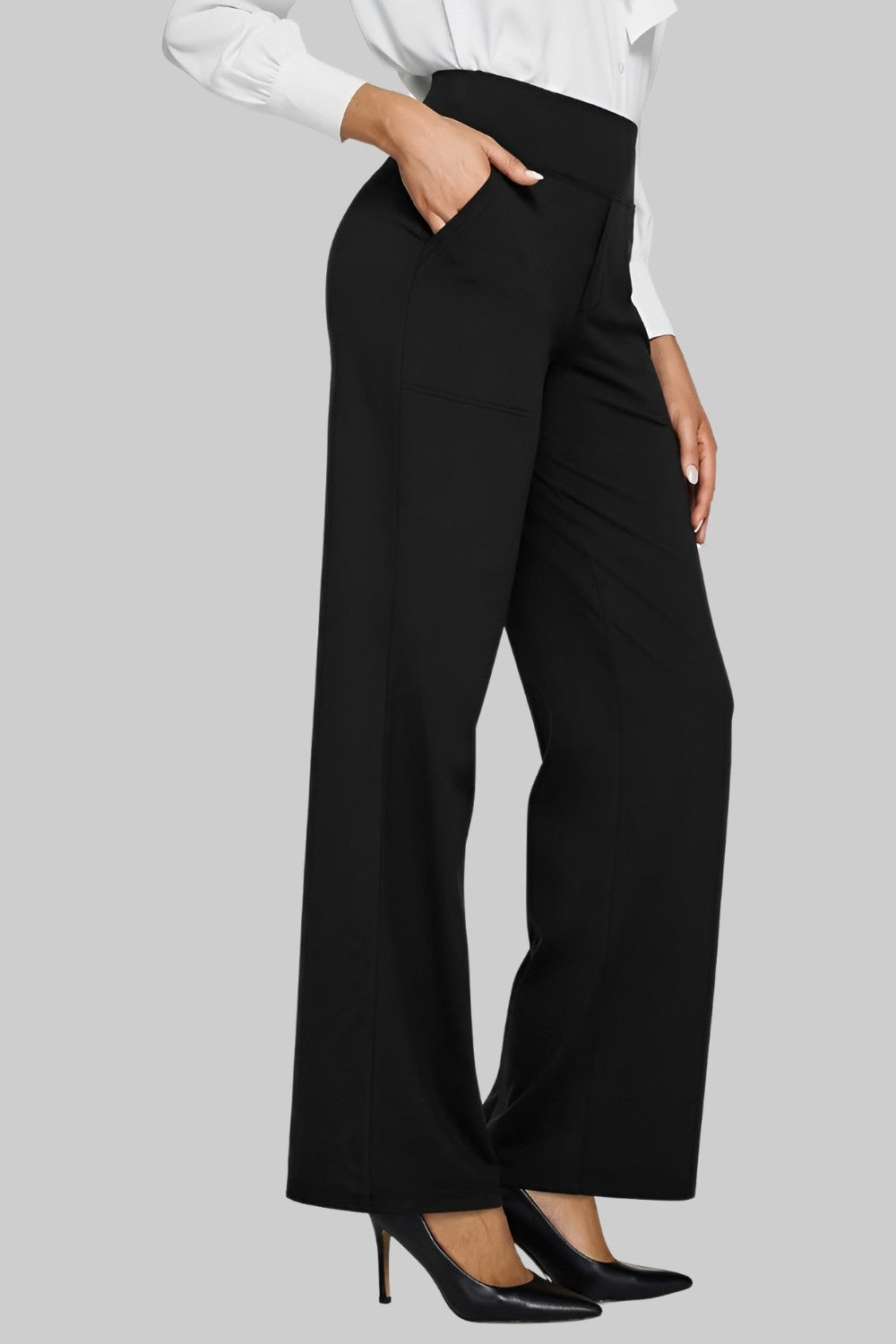 Jeanne | Elegant Soft-Jersey Trousers