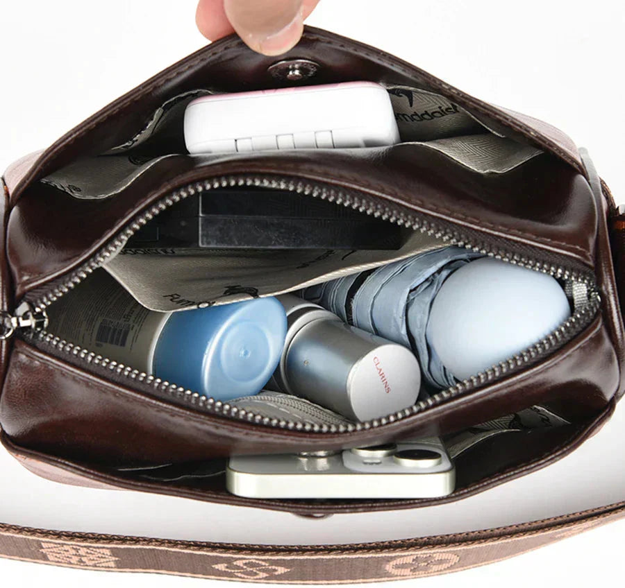 Aretha™ | Classic Leather Meets Modern Elegance