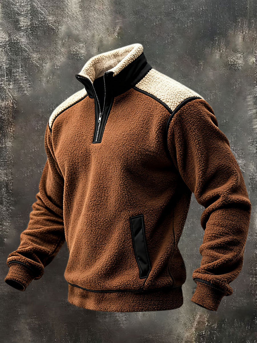 Unicloth.™ | Men's Retro Warm Outdoor Hoodie
