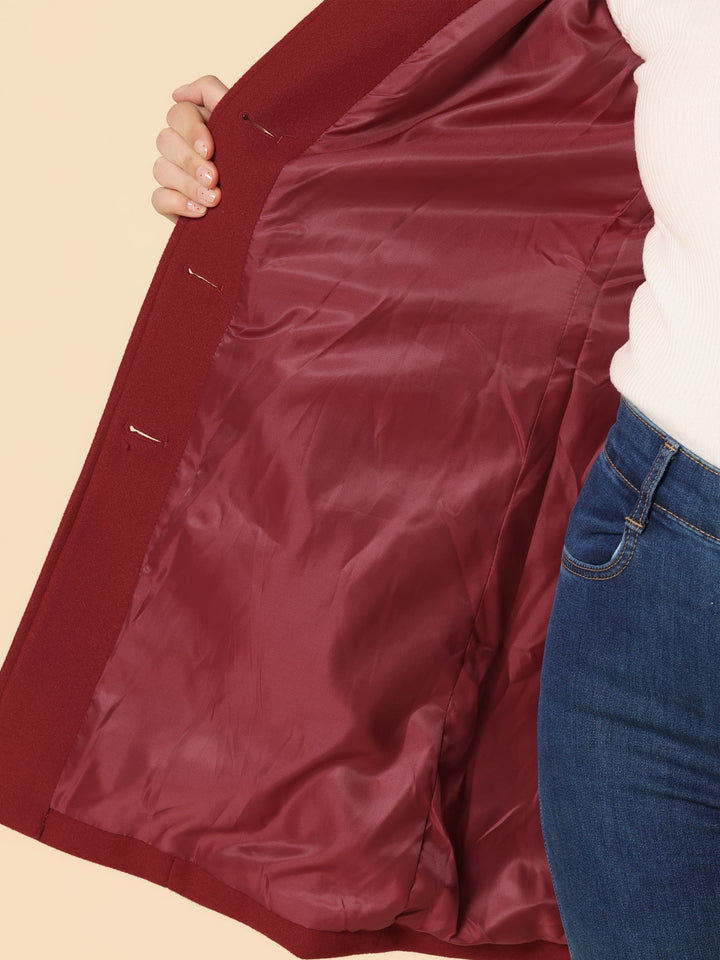 Unicloth.™ | Women's Single Breasted Winter Trench Coat