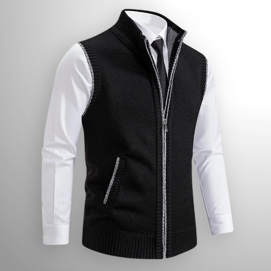 Unicloth.™ | Full-Zip Sweater Vest