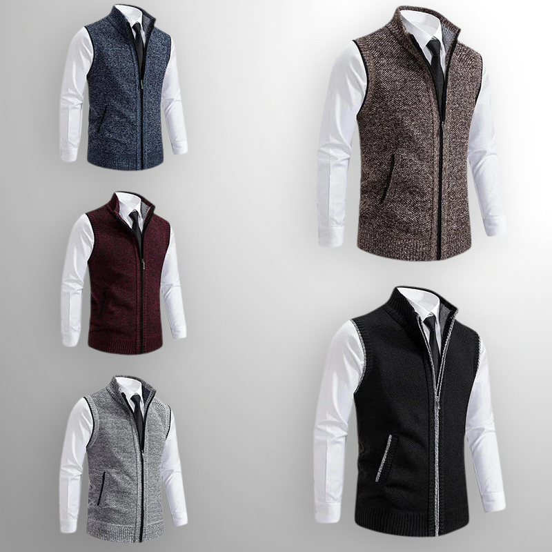 Unicloth.™ | Full-Zip Sweater Vest